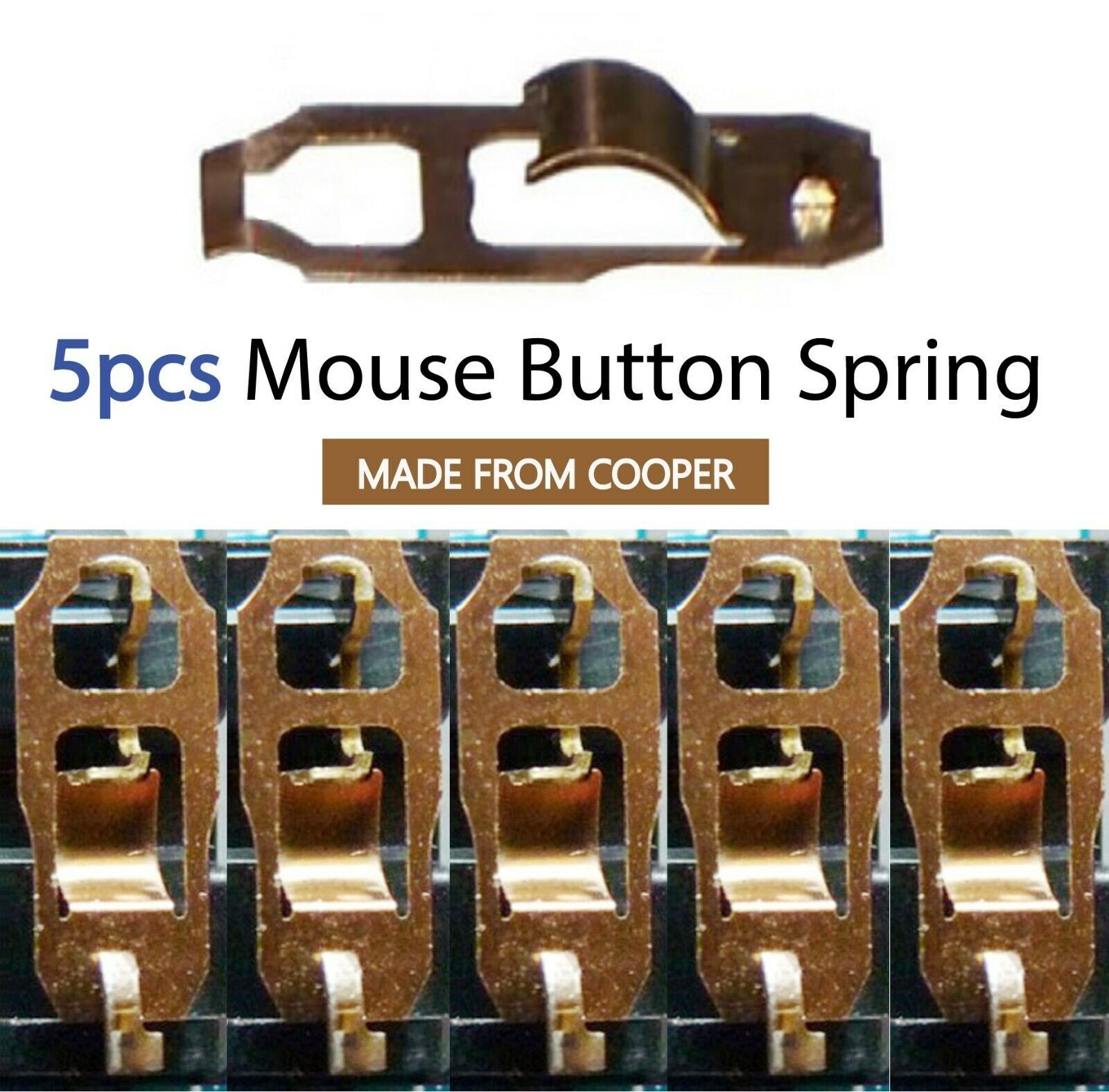 5 spring fix double click for Logitech mouse MX620 M185 M175 G102 M705 V470 M545
