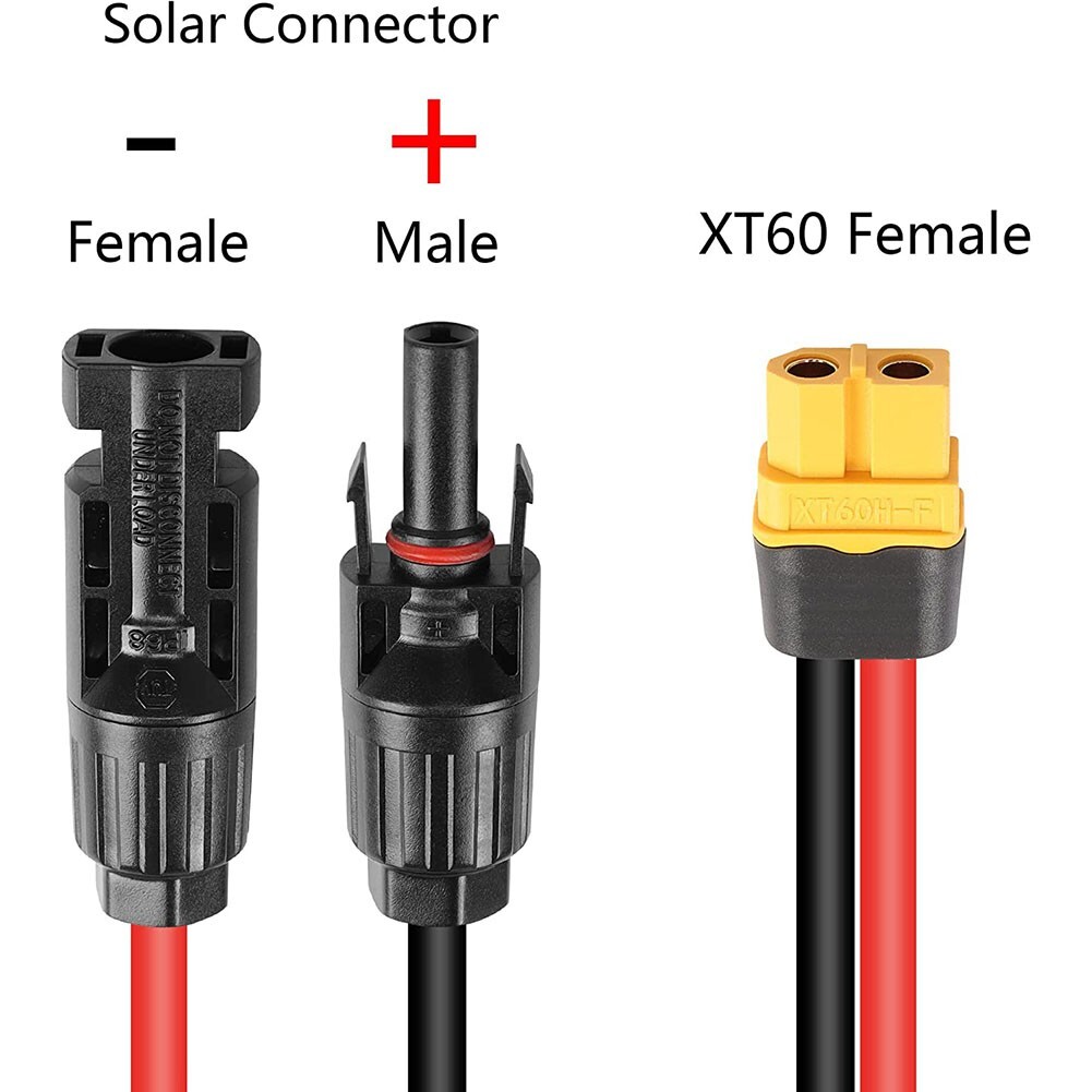 1x Connecting Cable Solar Panel Connection Cable Charging Cable Solar Generator