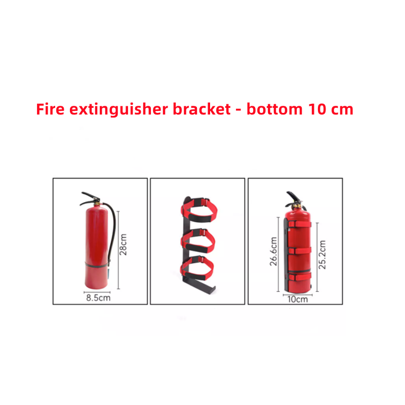 Car Storage Molle Panel Trunk Shelf Fire Extinguisher Holder Fixed Frame-L