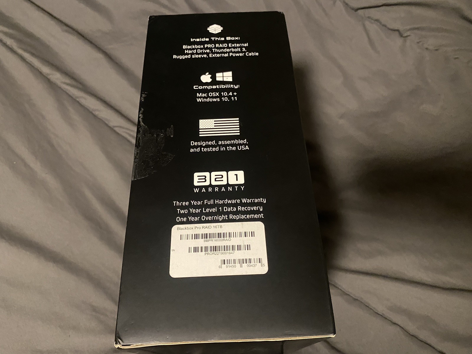 Glyph Blackbox Pro RAID 16TB Thunderbolt 3 Desktop Hard Drive - Black