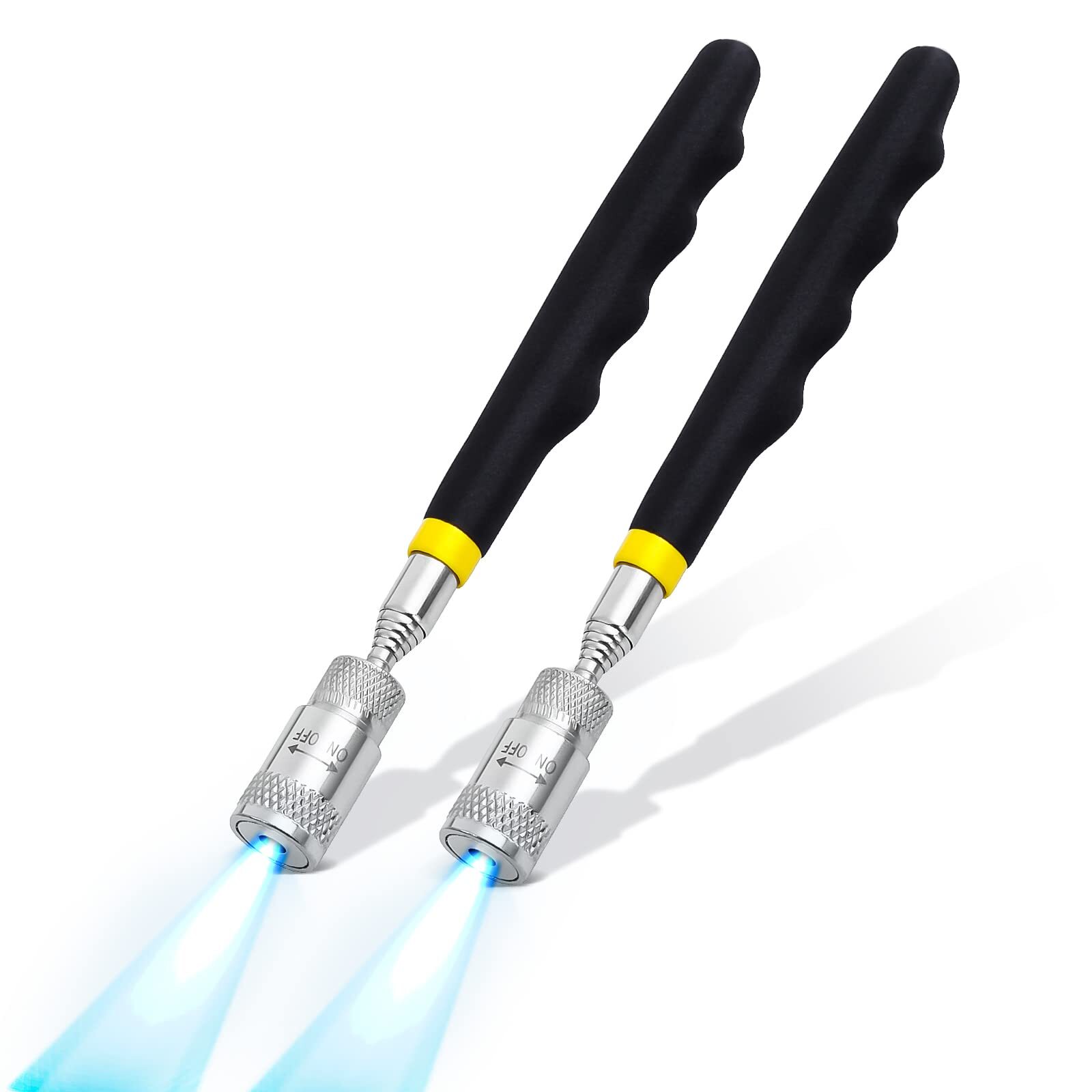 Iman Telescopico Mecanicos Herramienta Magnetica 31" para Recoger Espacios 2 pak