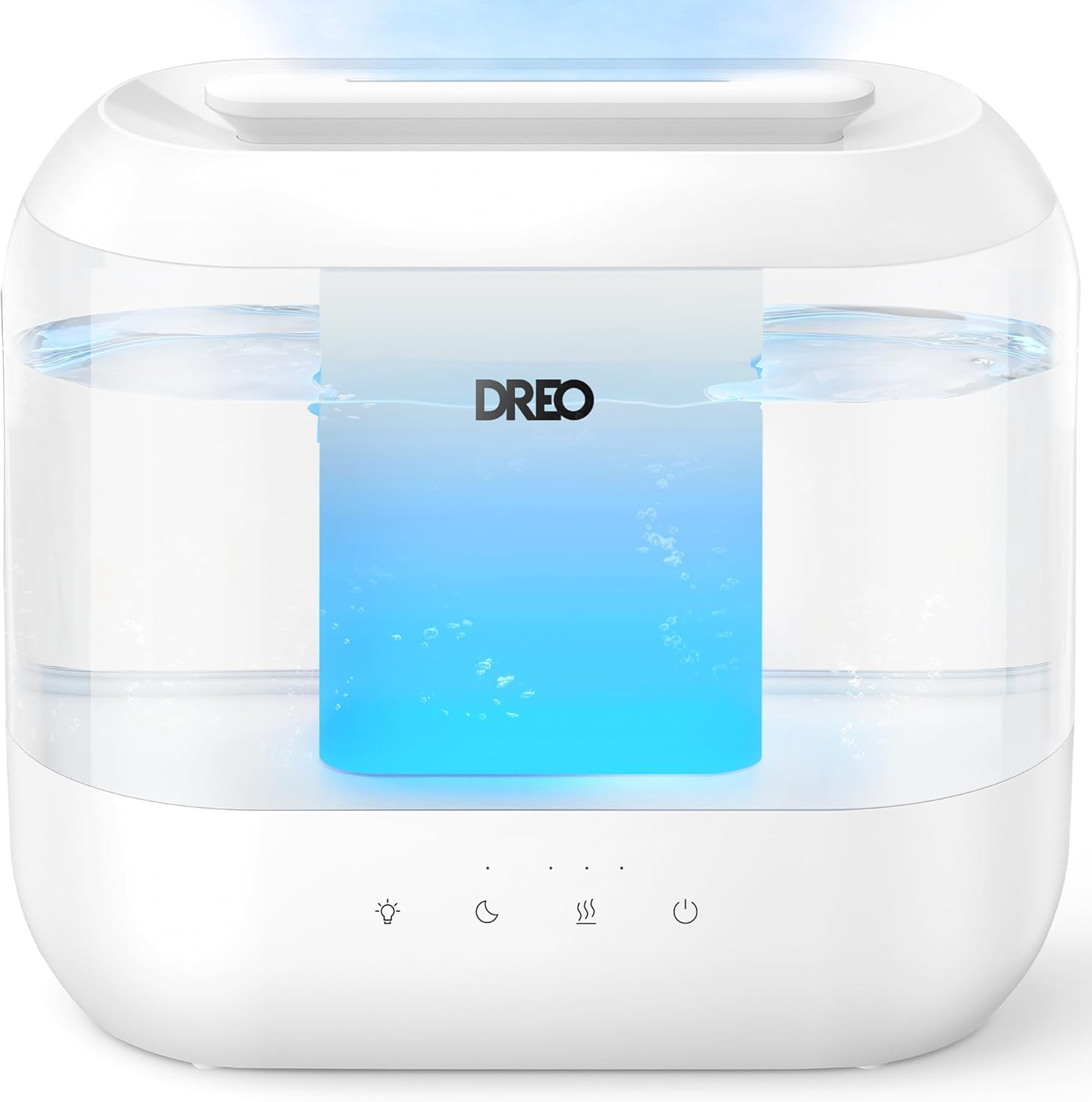 Humidifiers for Bedroom, 4L Top Fill for Large Room, 36H Runtime, 28 Db Quiet Su