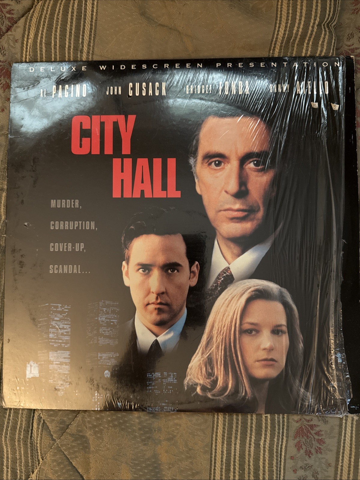 CITY HALL LASERDISC PACINO CUSACK FONDA AIELLO Shrink
