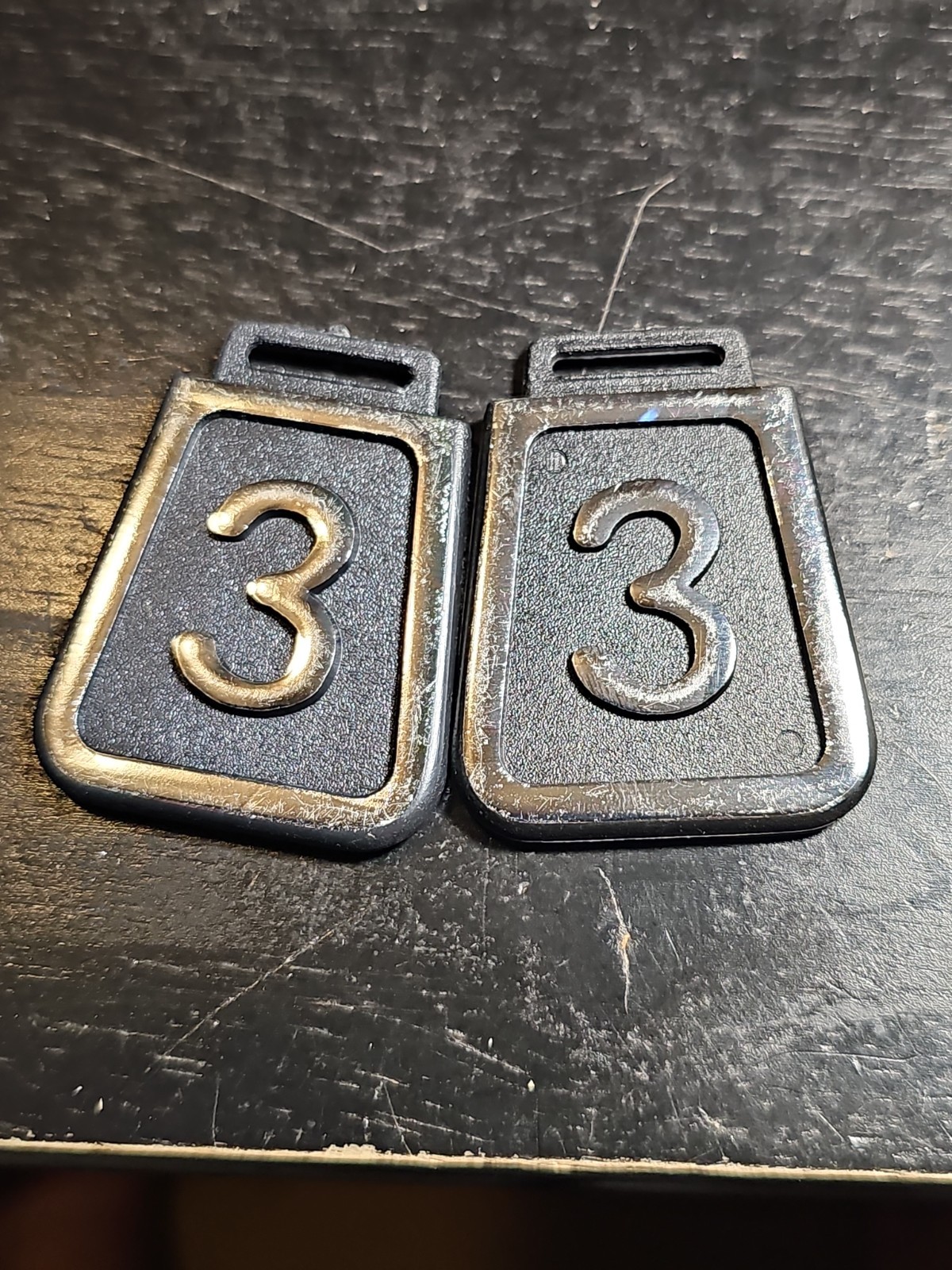 Golf Headcover Tag 3 Tag Replacement Tag Lot Of 2