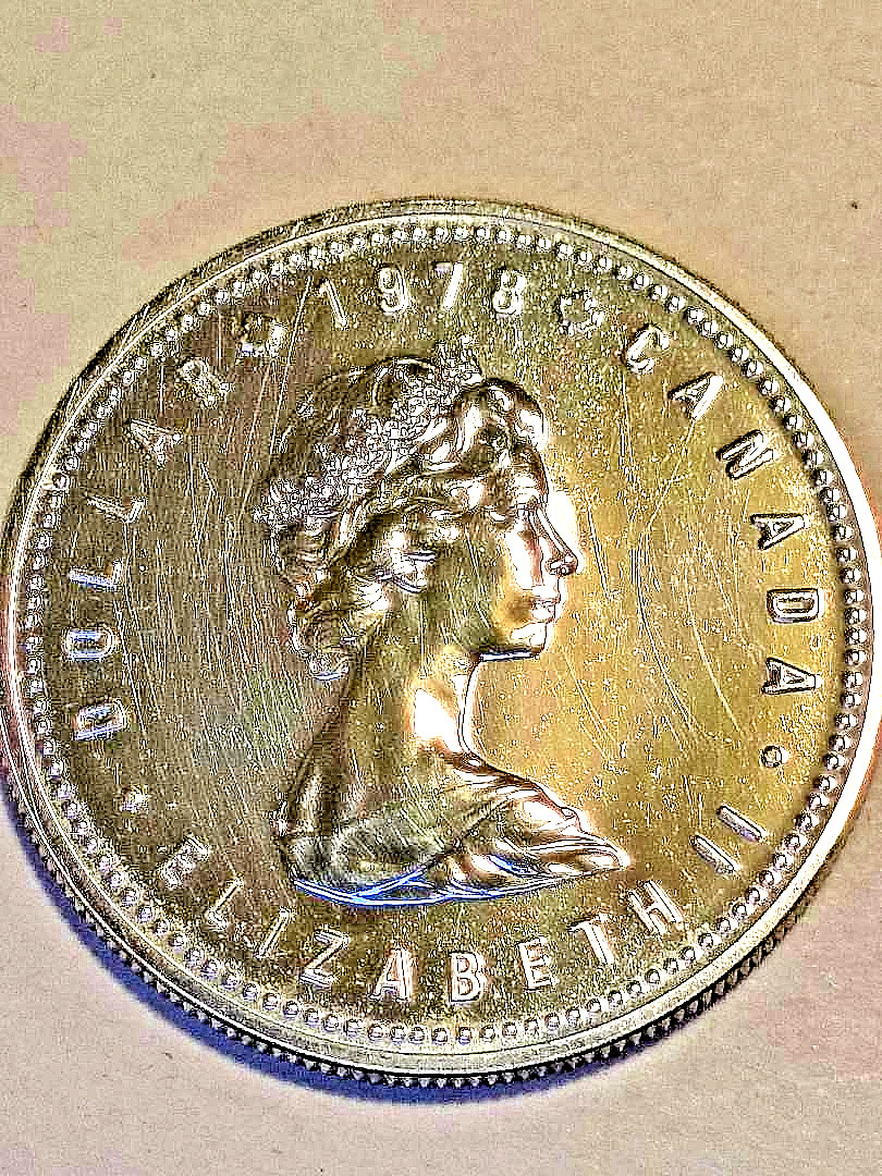 silver 1978 Canada Silver Dollar Edmonton Games Proof Canadian $1