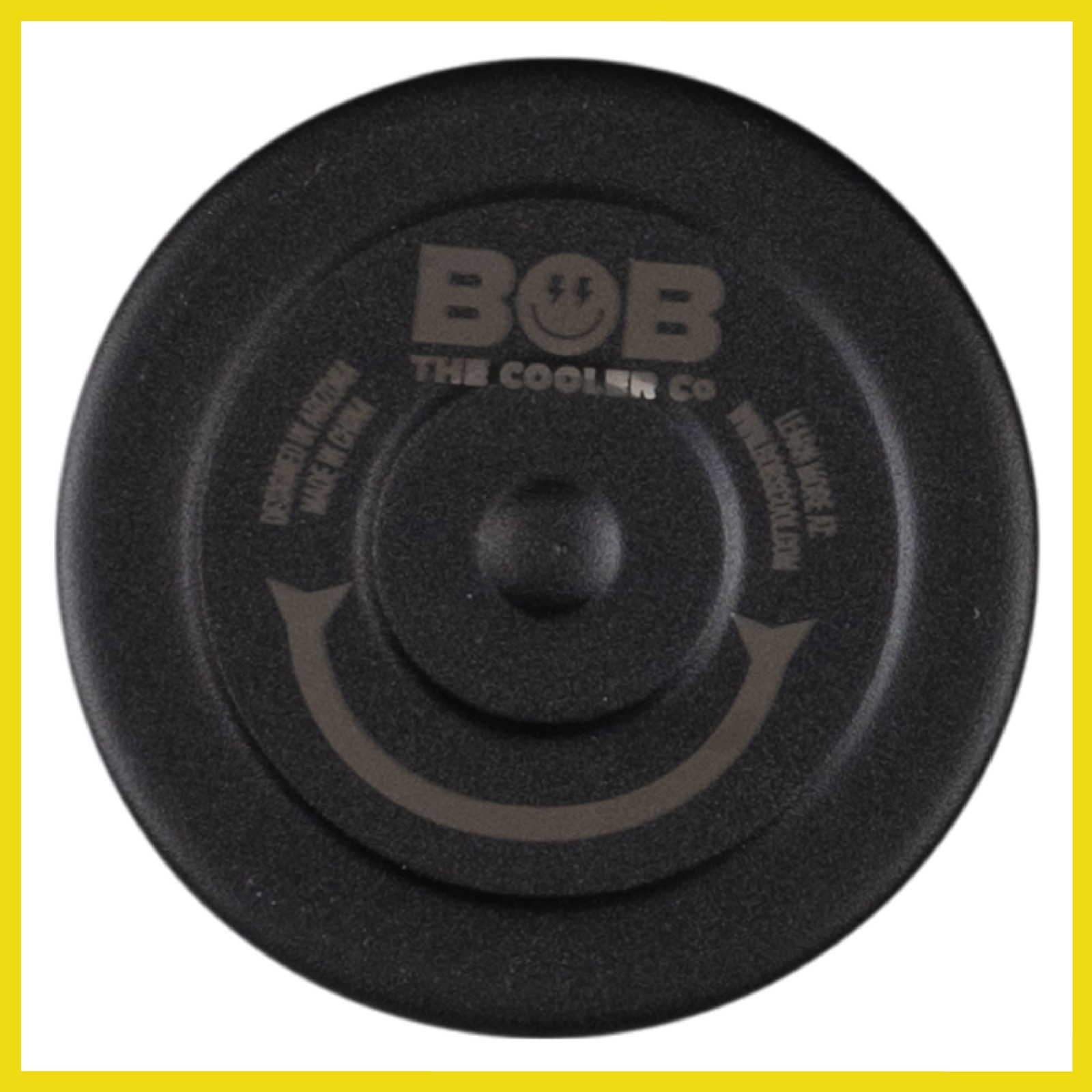 Bob The Cooler - 12oz Slim "Bob's Chillin" Can Insulator - Sleek Design (Black)