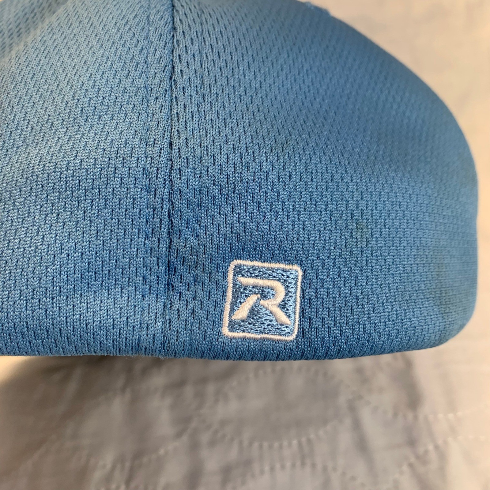 Powder Blue R Logo Baseball Cap Richardson PTS40 DRYVE Flexfit Team Hat