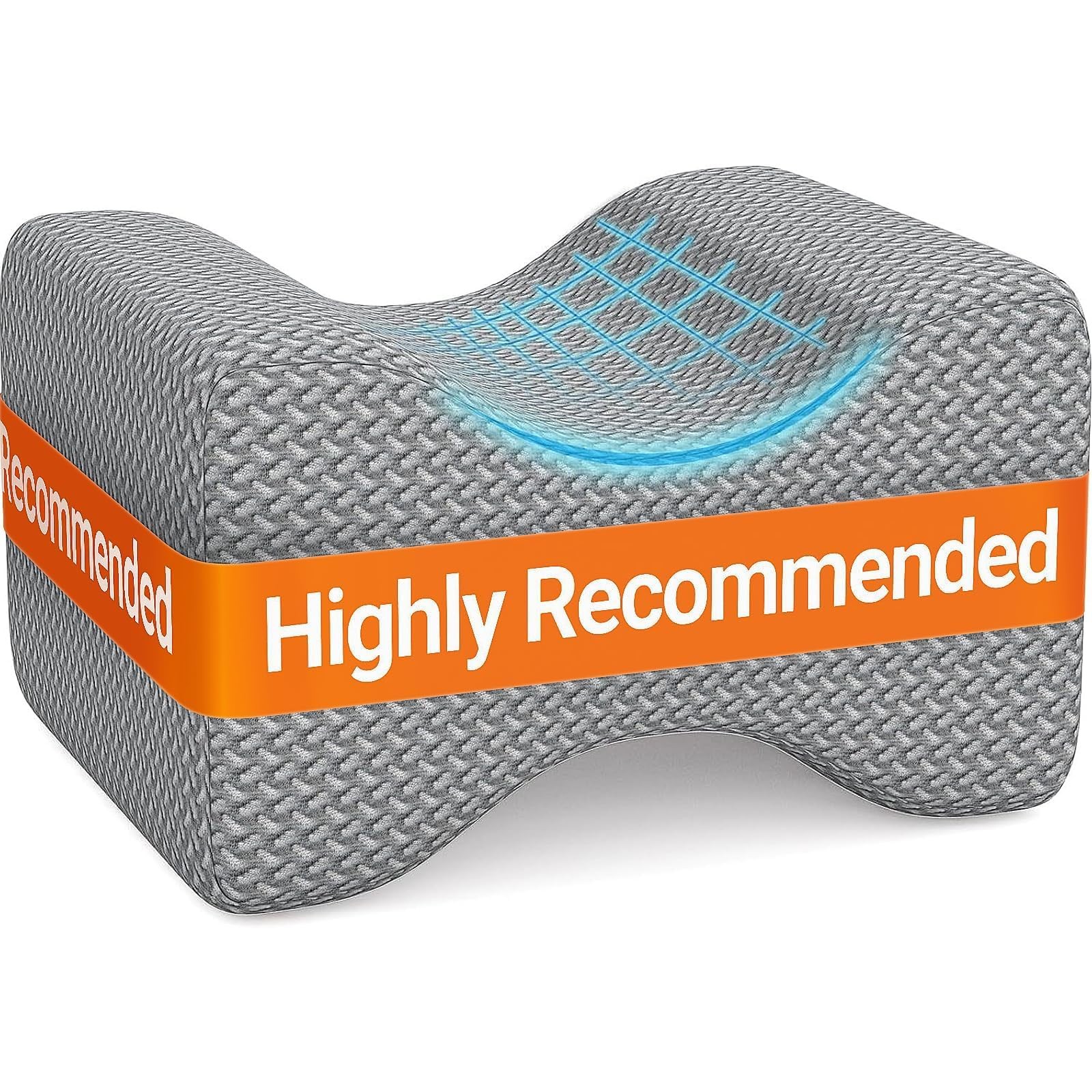 Memory Foam Knee Pillow, Knee Pillow for Side Sleepers, Leg Pillows for Sleep...