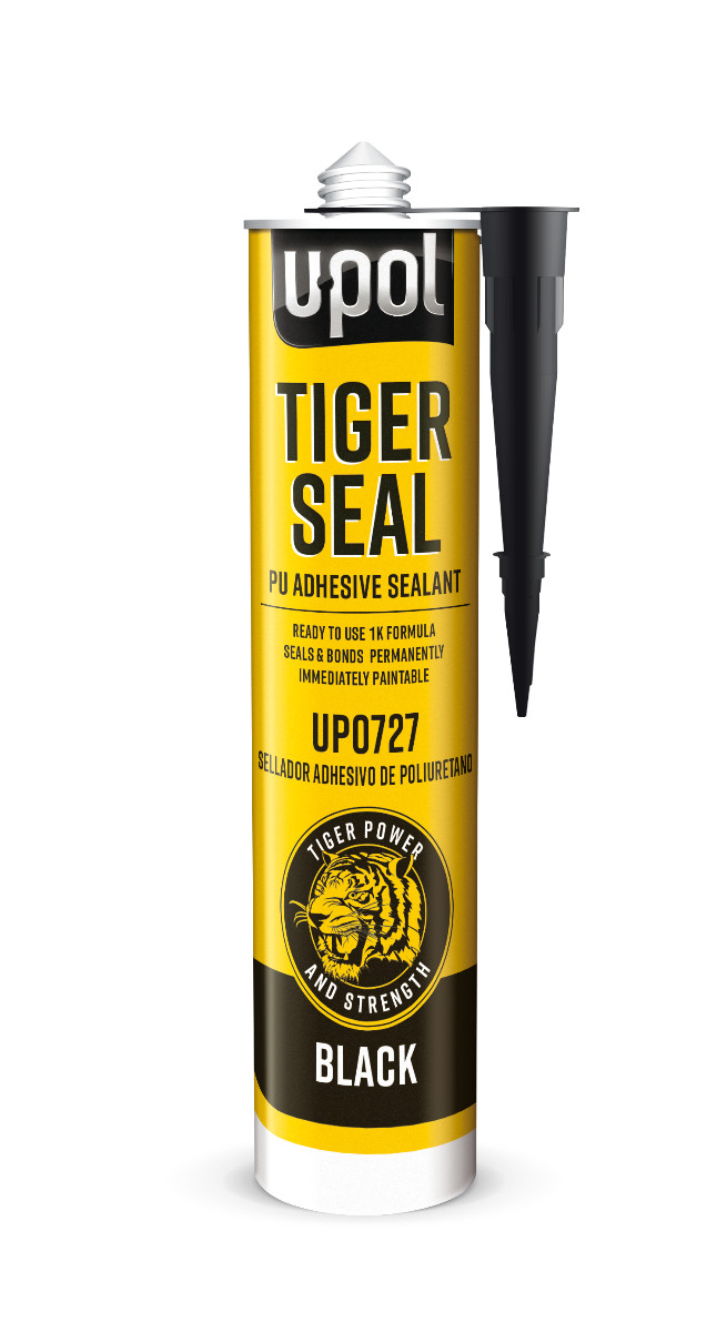 U-POL 727 Tiger Seal Black Urethane Adhesive and Sealant 310 ml