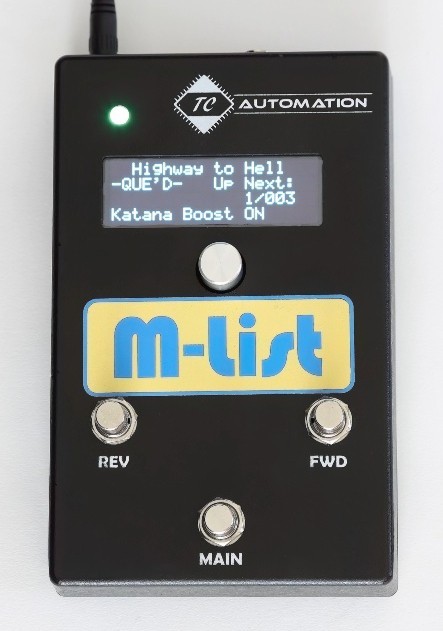 MIDI Footswitch Controller - 100 Songs, 20 Sets - NEW