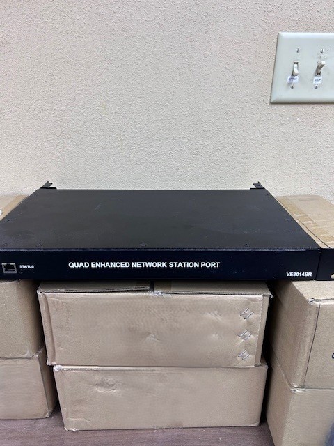 Valcom VE8014BR Quad Enhanced Network Station Port Used Excellent Condition