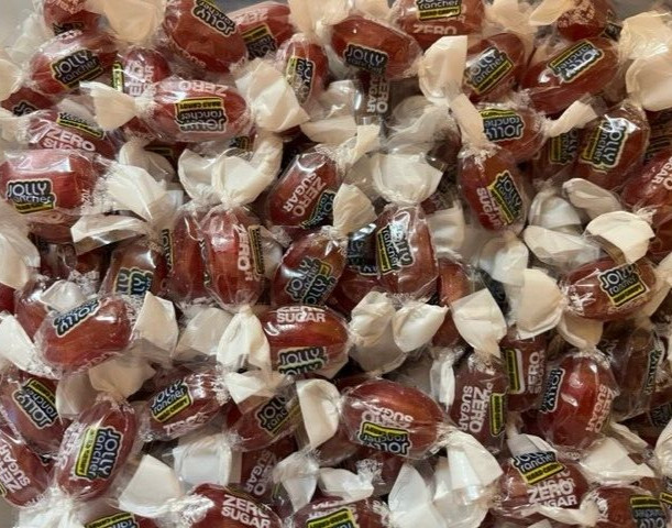 JOLLY RANCHER *ZERO SUGAR* Hard Candy ALL RASPBERRY FLAVOR Sugar Free- 1/2 Pound