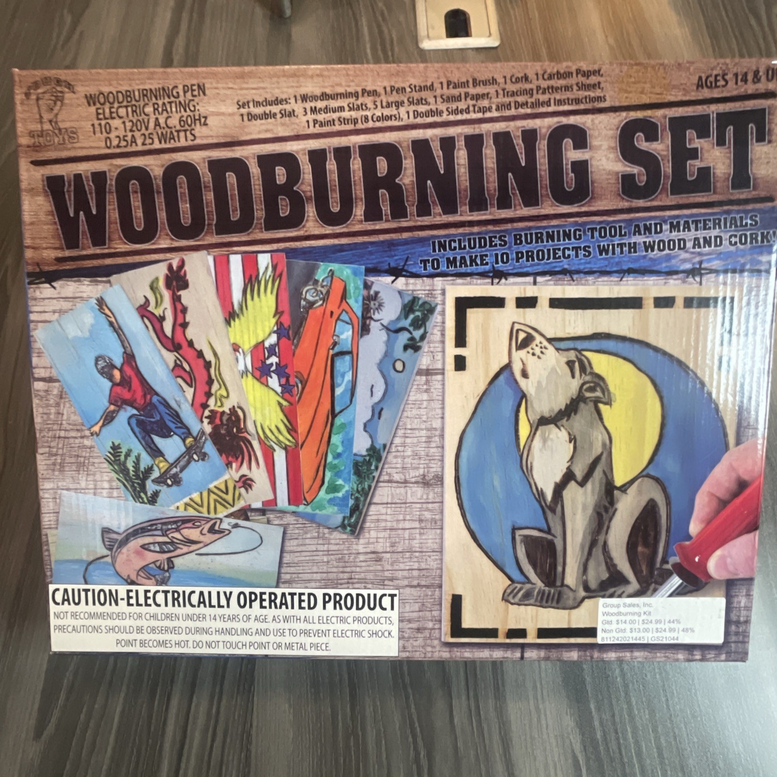 Wood Burning Set Craft Homeschool Summer Activity 14+ DIY Craft Kit