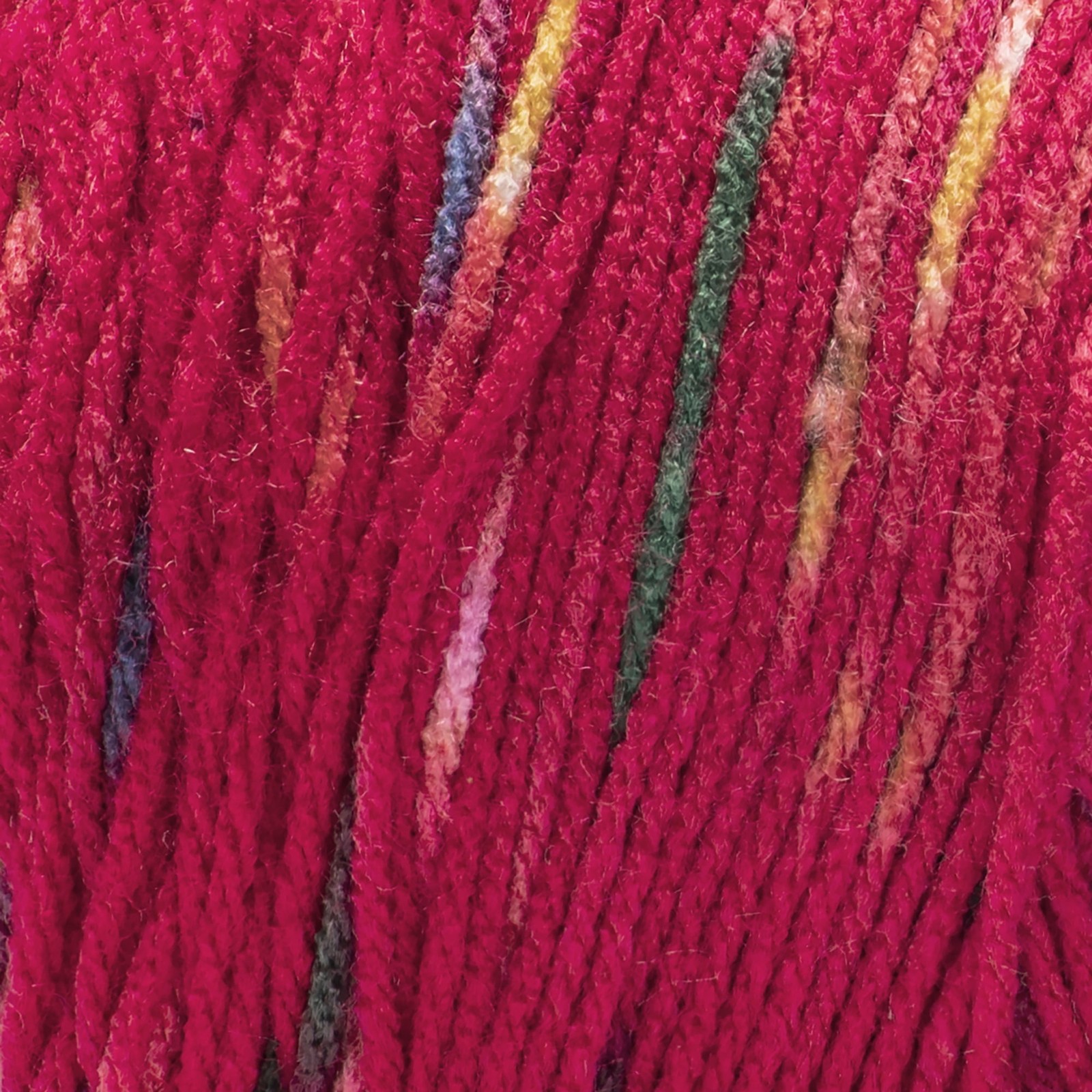 Red Heart Super Saver Medium Acrylic Yarn, Speckle Cherry Red, 10oz 482yd