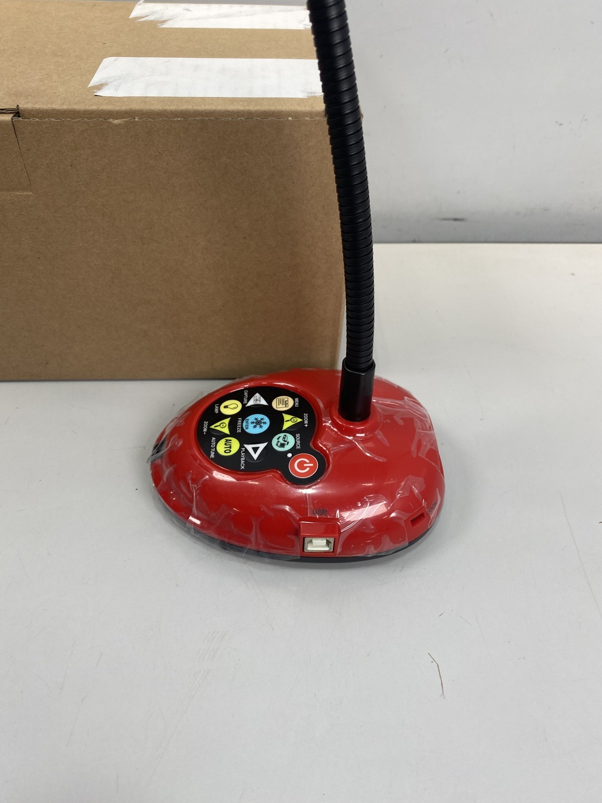 Dukane 336C Plug & Play Document Camera, 4K, Red