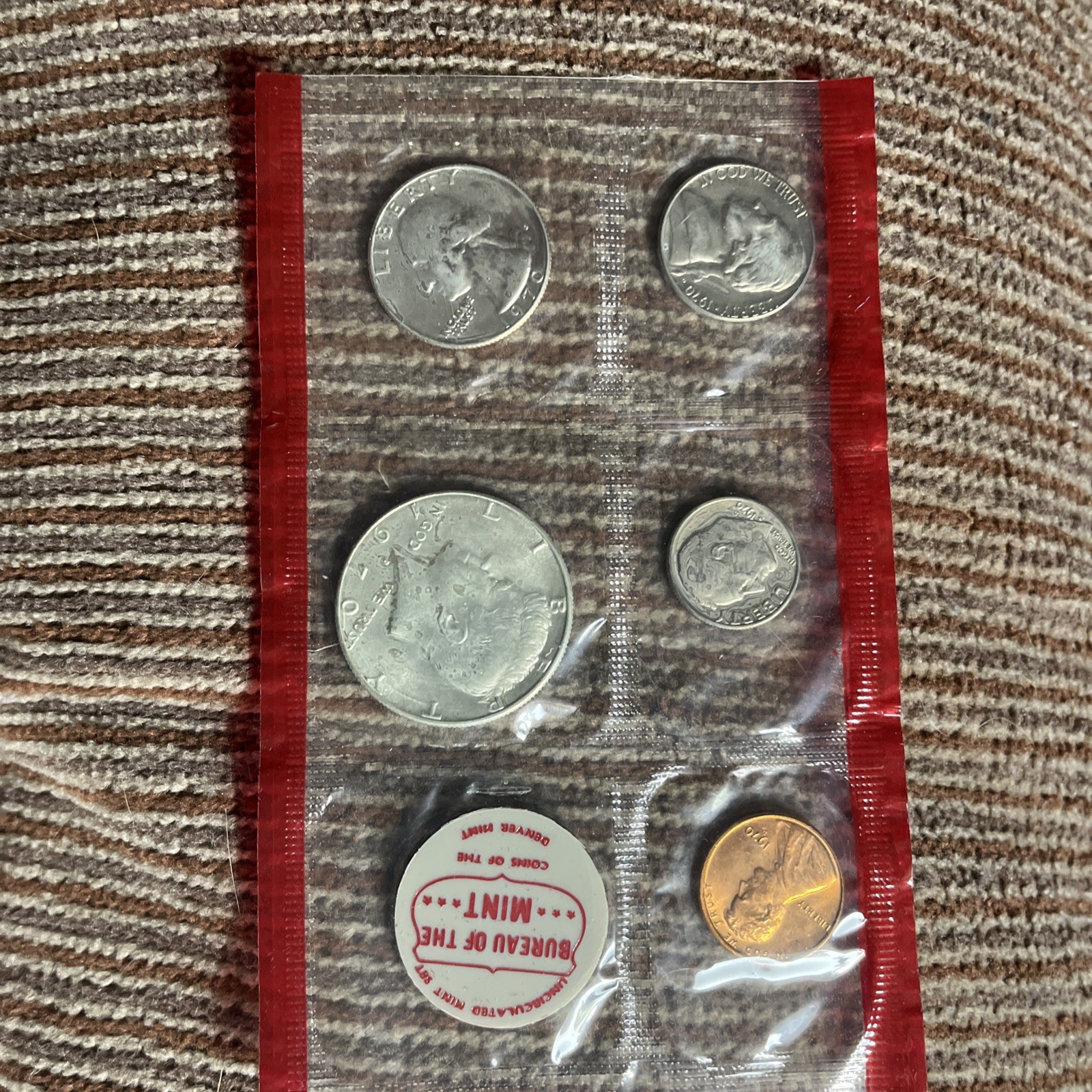 1970 US MINT P/D Set. All OGP