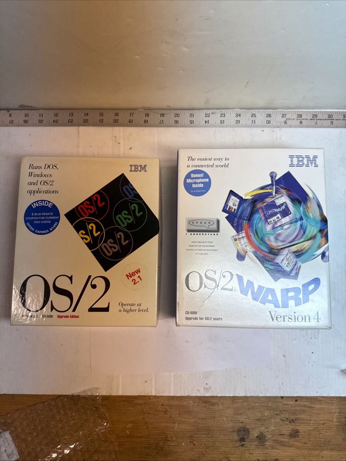 IBM OS/2 Warp Server Advanced Version 4 - VERY RARE - Box & Manuals