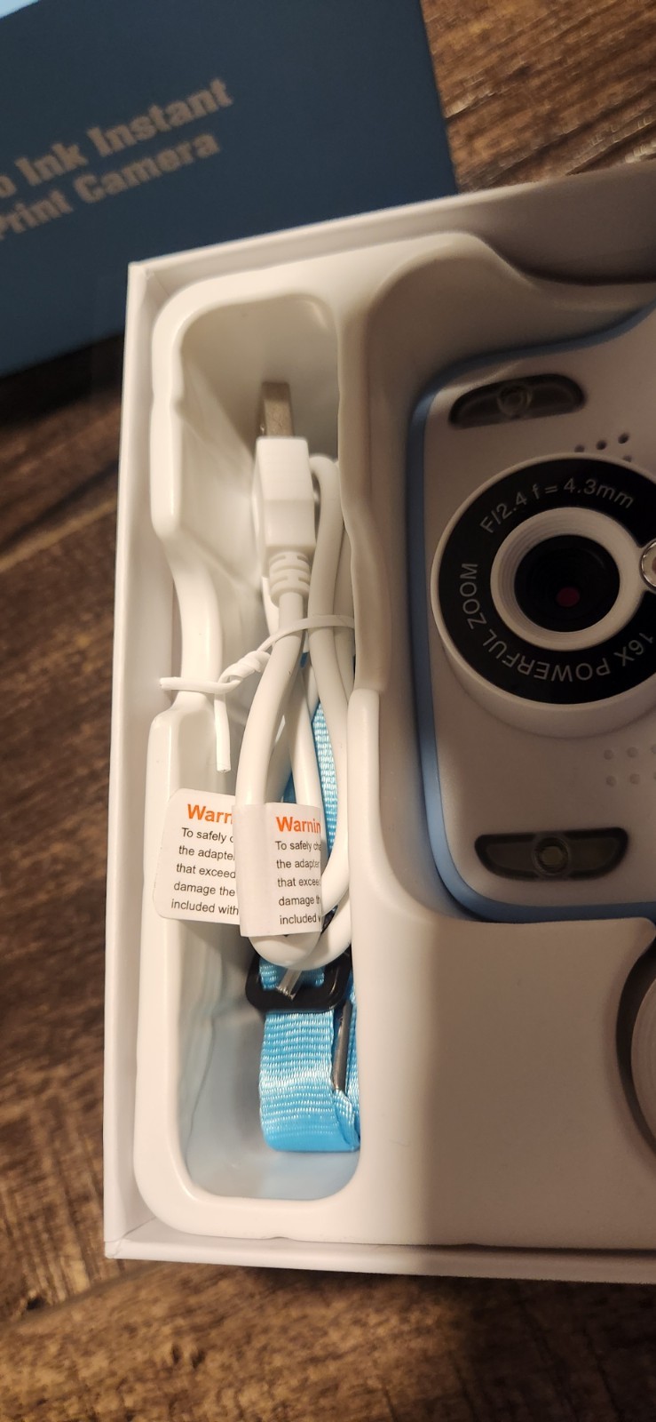 Instant Digital Camera 16x Power Zoom