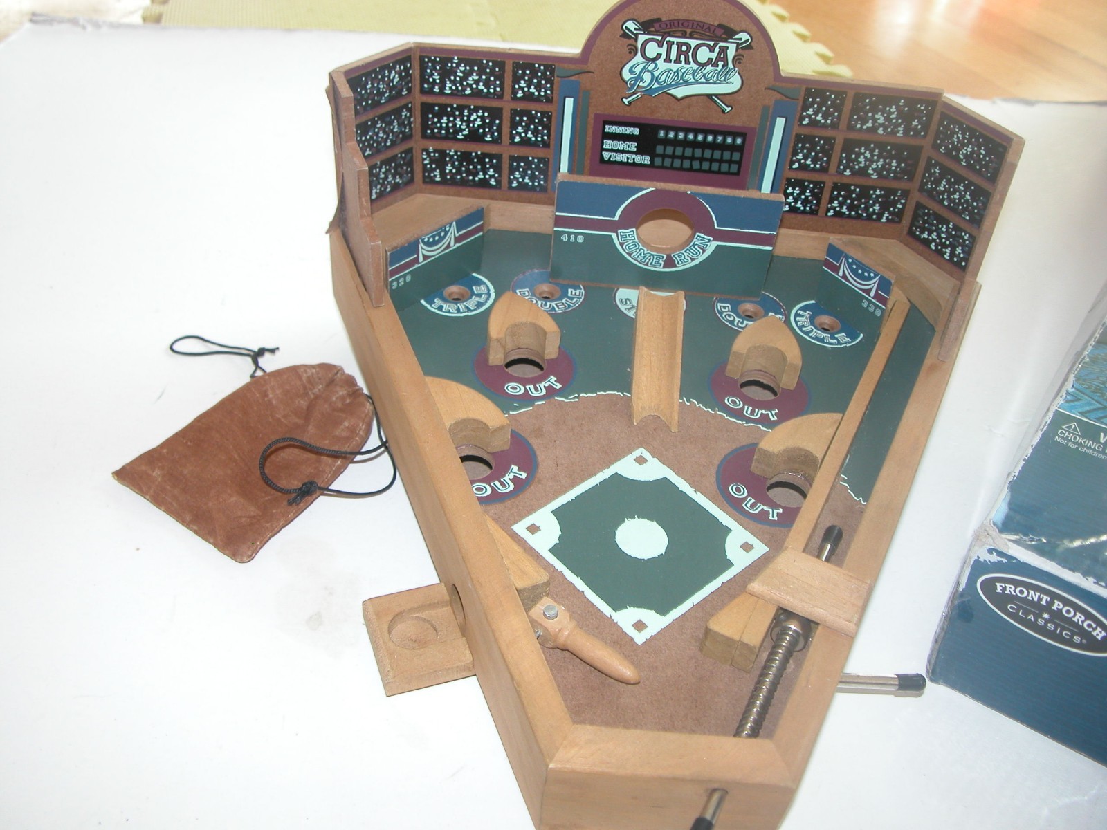 Front Porch Classics Original Circa Baseball Pinball-Style Game