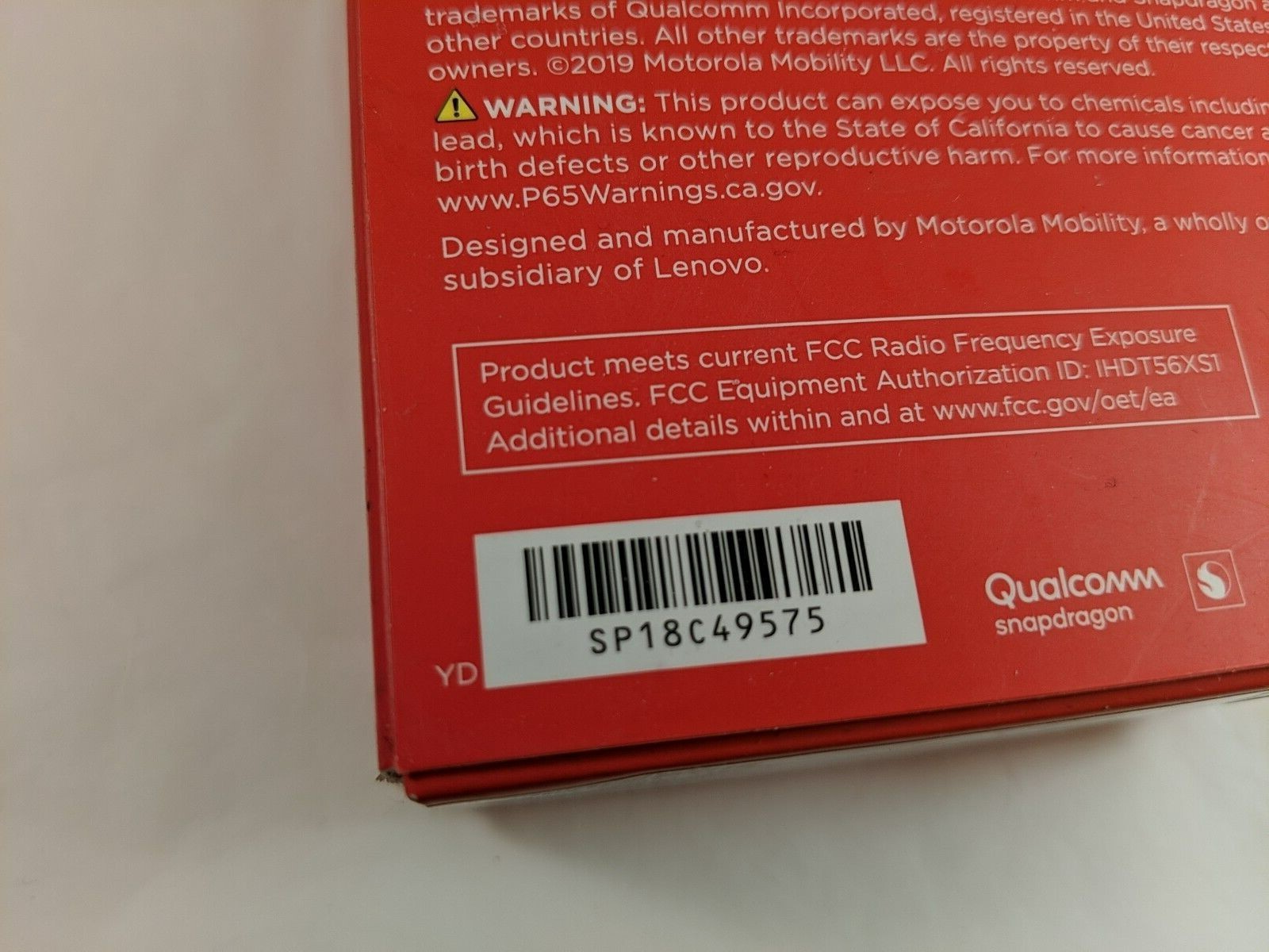 MotoZ4 Box Only!