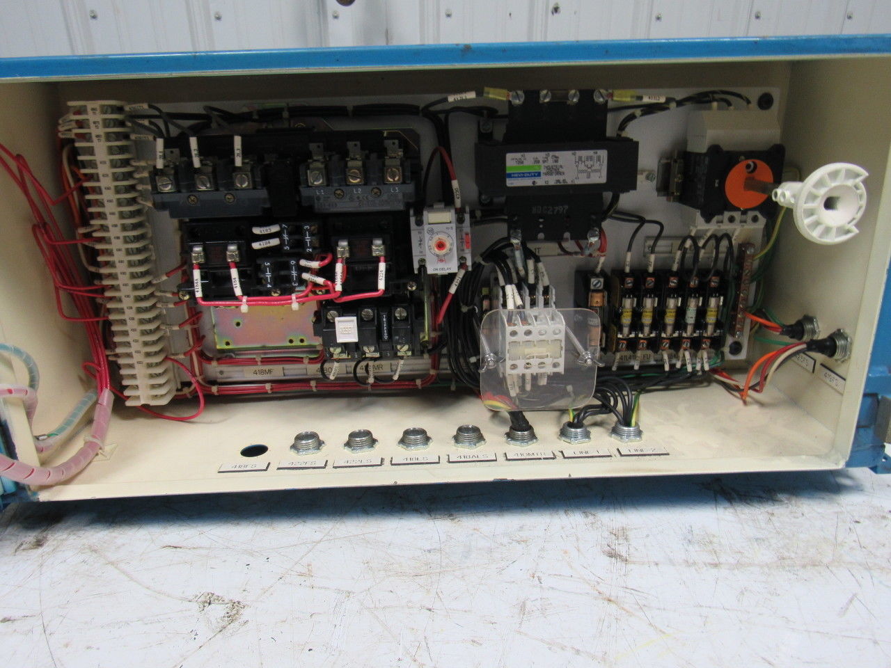 RAPISTAN 480V 5.4 AMP Conveyor Machine Controller W/Reversing Starter Lot/1