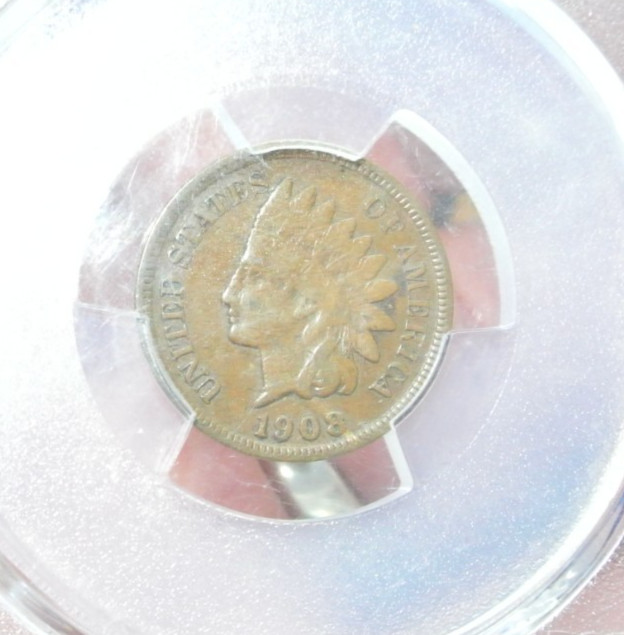 1908-s Indian Cent PCGS VF30 PQ key date