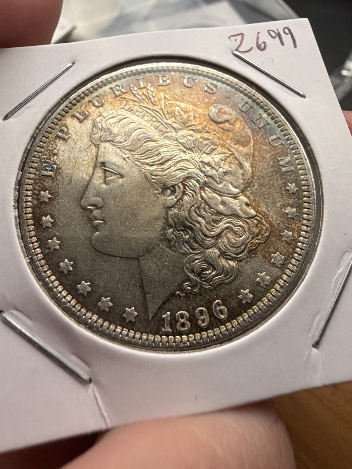 1896 Morgan Dollar - BU - Toned - As Shown! (#2699)