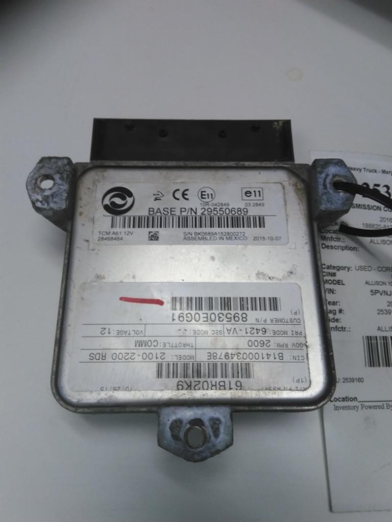 Replaces 2016 ALLISON 1000 TRANSMISSION CONTROL MODULE (TCM) ,  MD