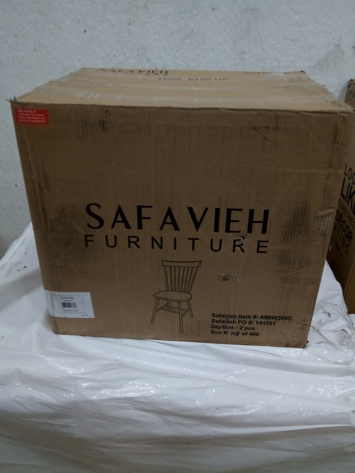 Safavieh PARKER SPINDEL SIDE CHAIR, Reduced Price 2172724590 AMH8500C