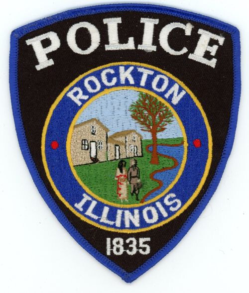 ILLINOIS IL ROCKTON POLICE NICE SHOULDER PATCH SHERIFF