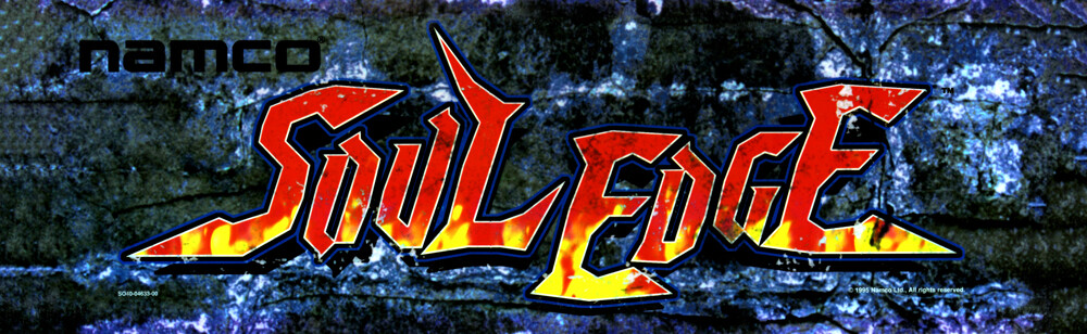 Soul Edge Arcade Marquee 26" x 8"