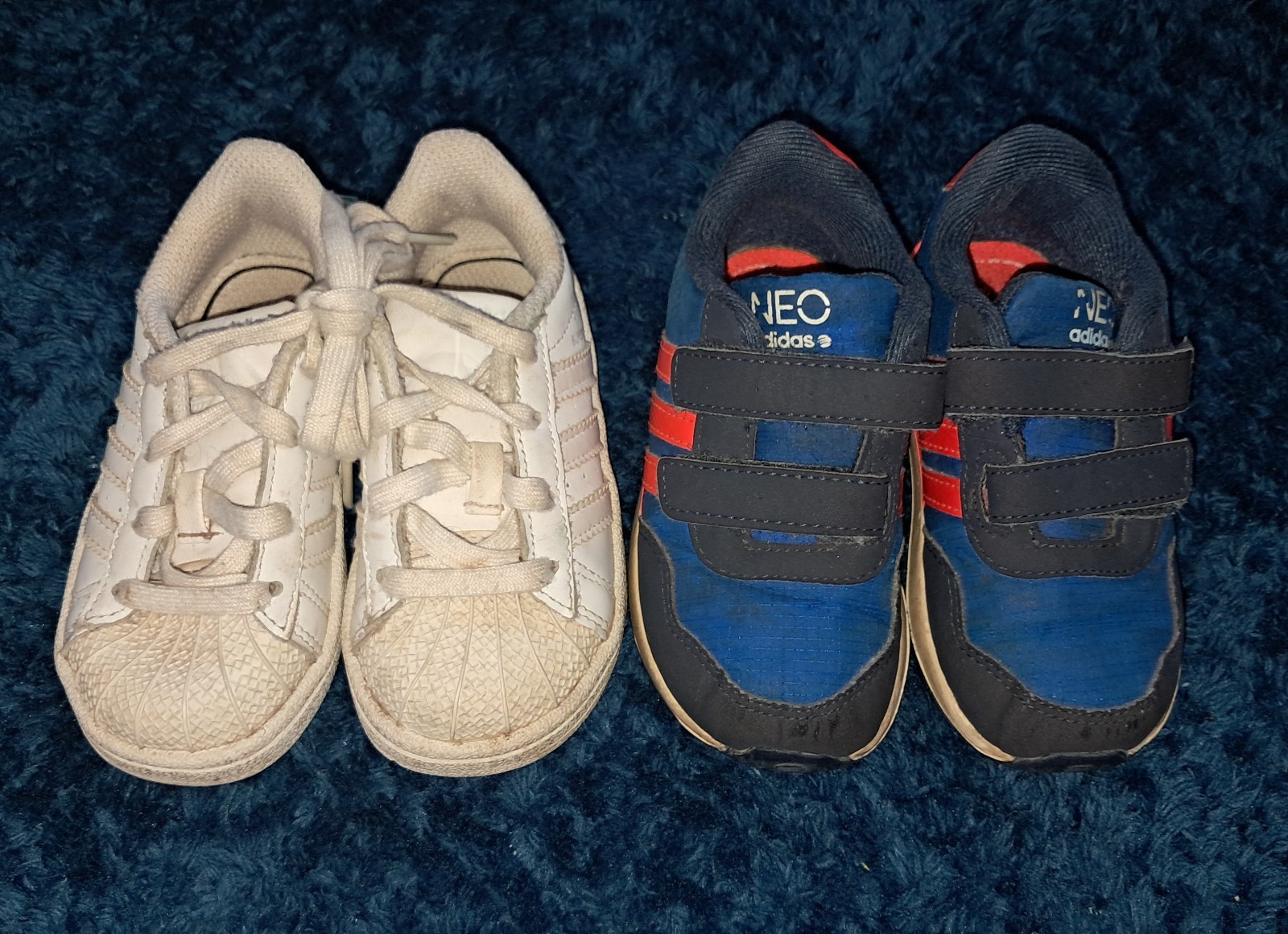 Boys Adidas Ortholite Classic Shell Toes And Adidas Neo Sneakers Toddler 6