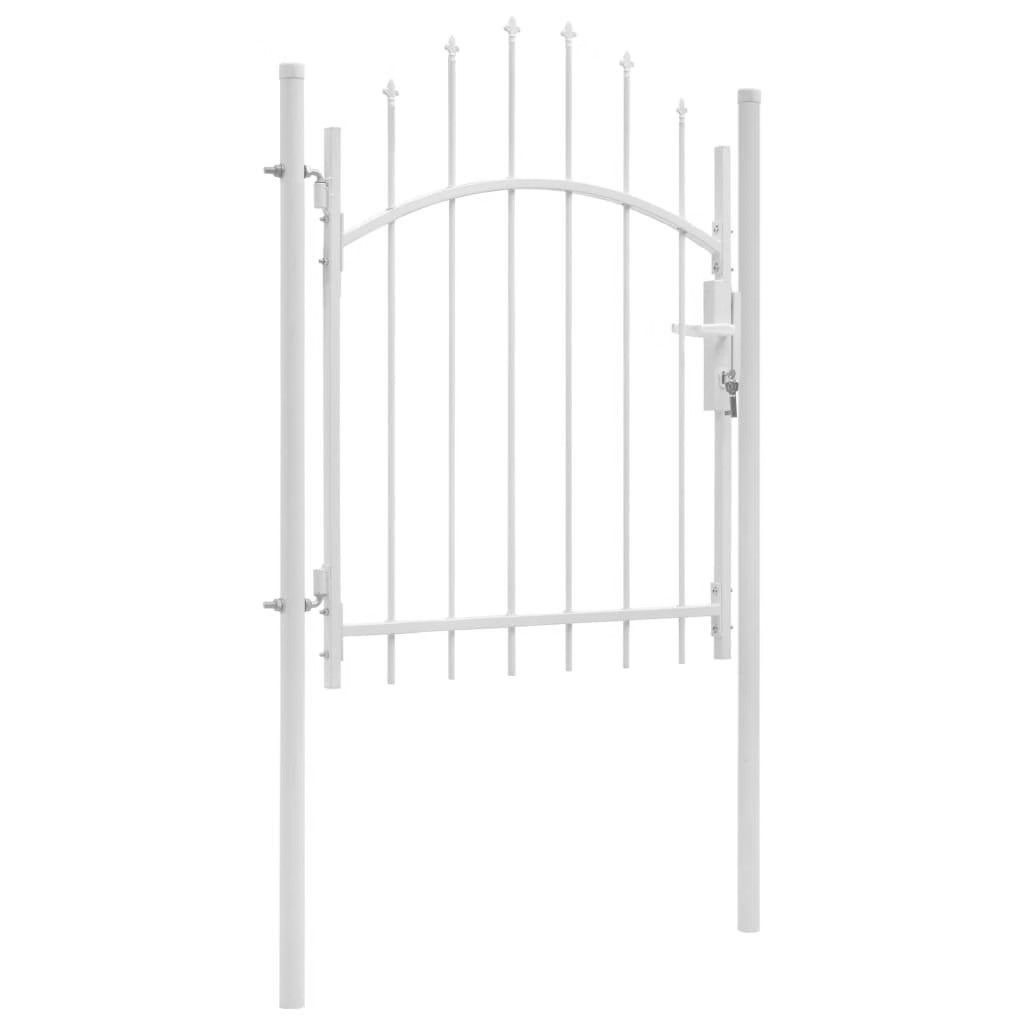 Garden Gate Steel 39.4"x68.9" White