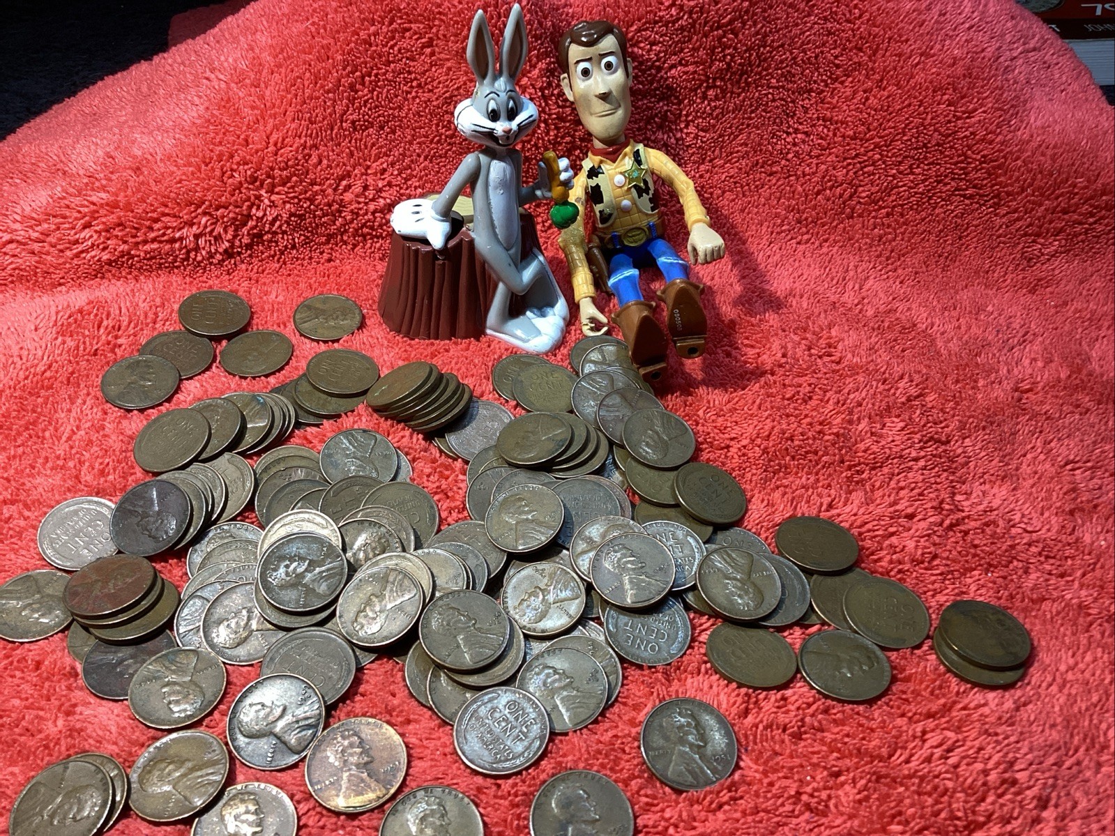 TWO POUNDS OF LINCOLN WHEAT 🌾 PENNIES 40 & 50s ALL “S” MINTS