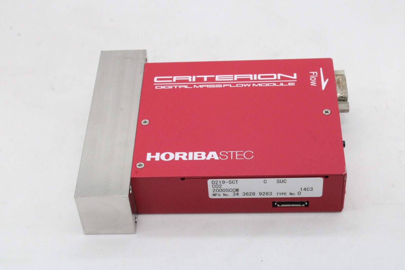 Horiba STEC Criterion D219-SCT CO2 2000sccm Mass Flow Controller - Fair Conditon
