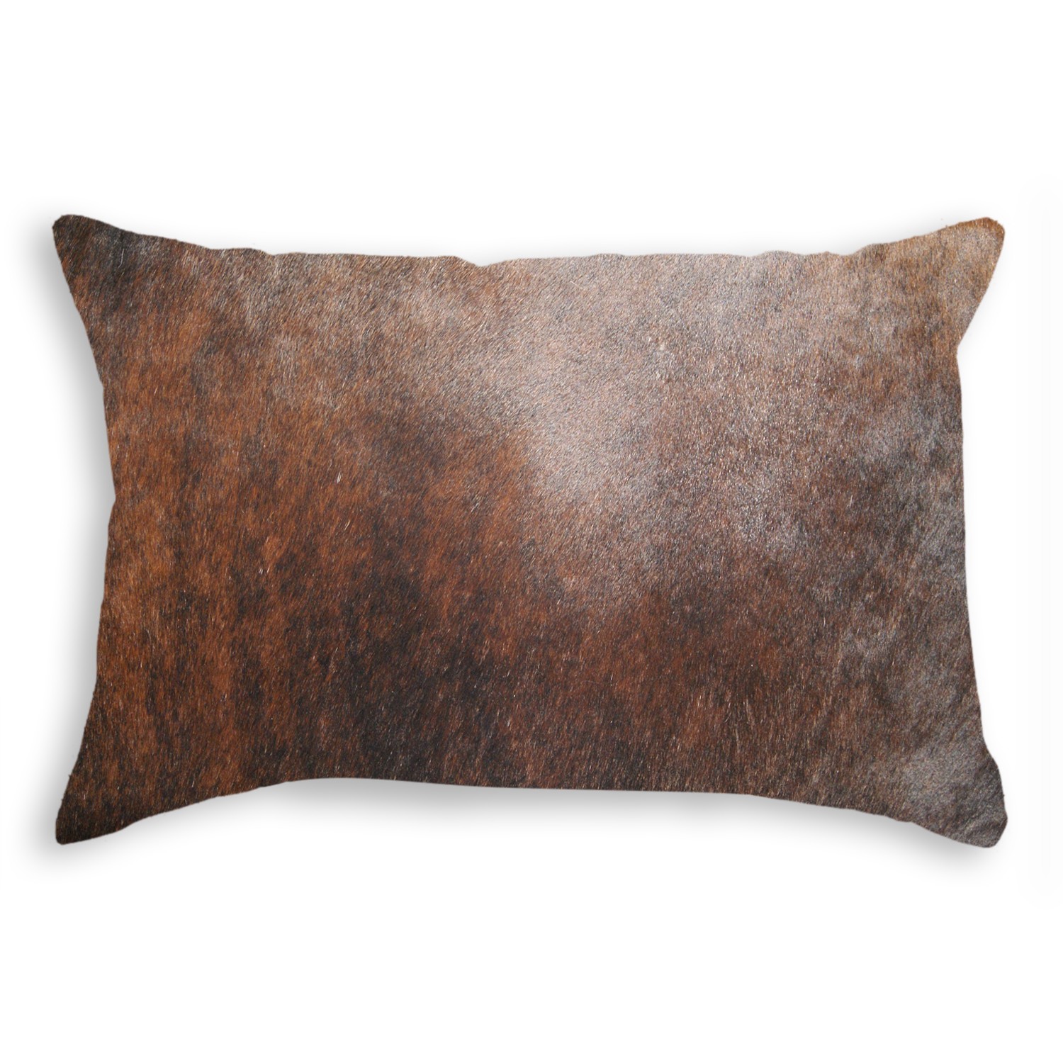 Natural Torino Geneva Cowhide Pillow | Brown | 12"x20"