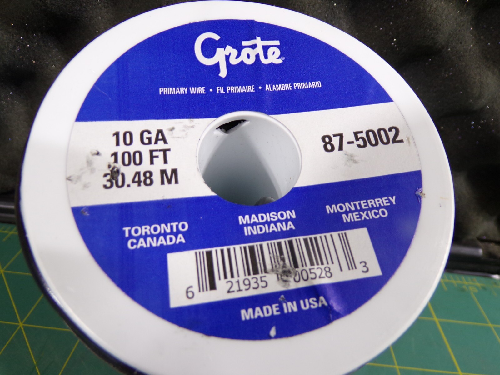 Grote General Purpose Thermo Plastic Wire Black 100' 87-5002 (G)