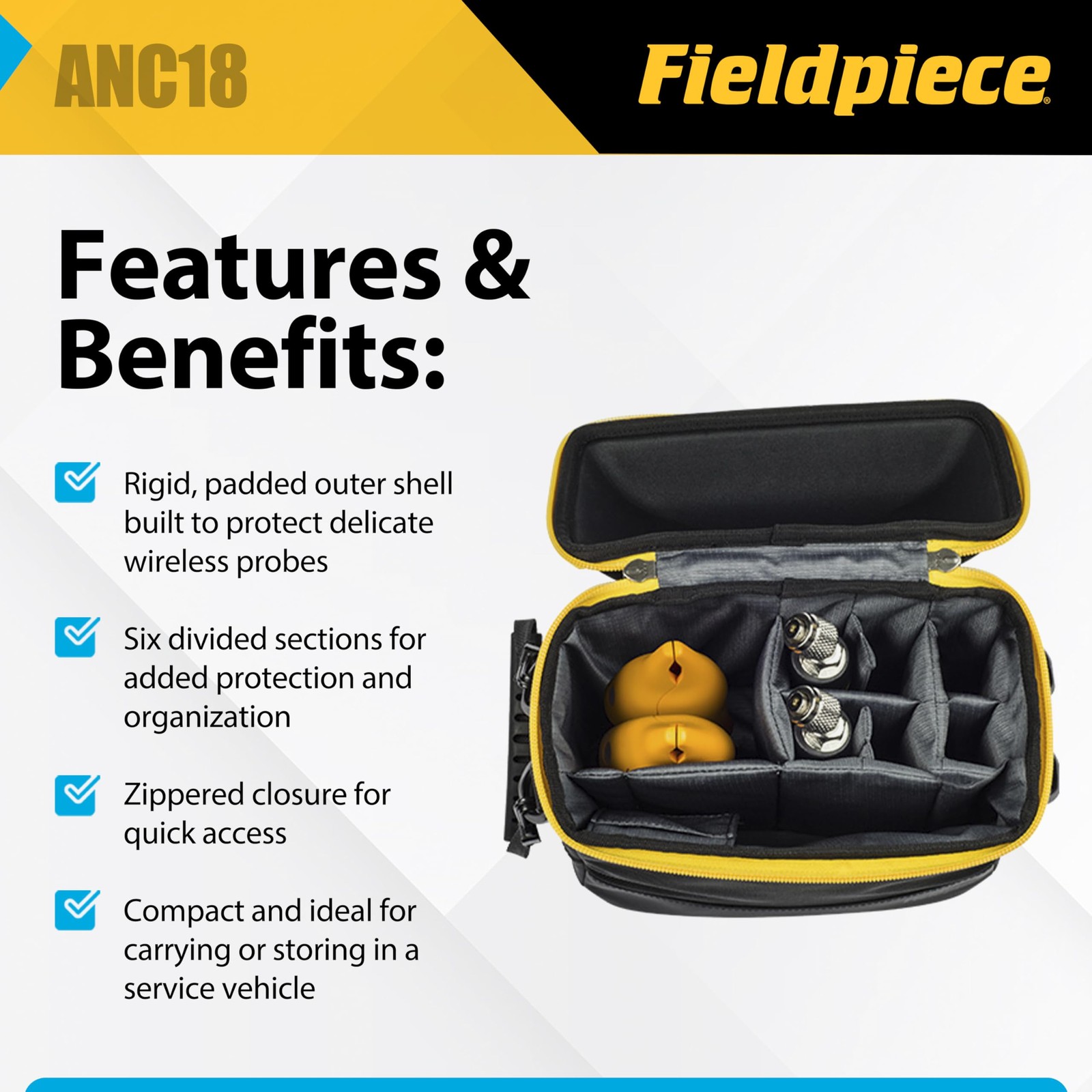 ANC18 Padded Carrying Case for Job Link Probes