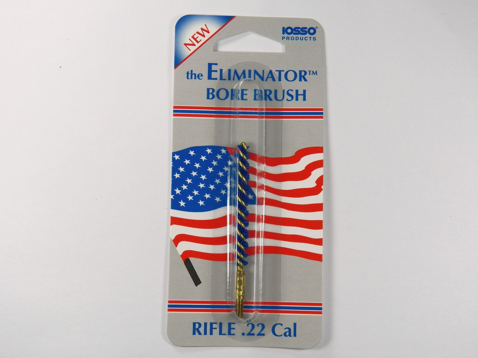 Iosso Eliminator Bore Brush .22/.243 Cal Rifle Blue Nyflex Cleaning Tool 1 Pack