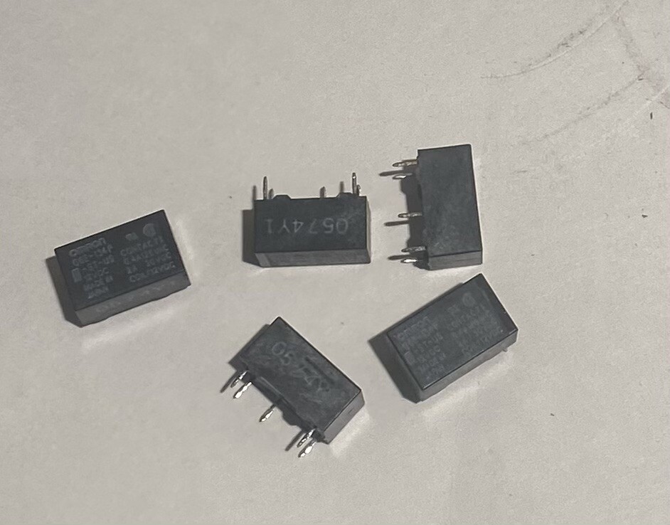 5-Piece Omron Power Relay G6E-134P-US 12VDC G6E134PUS 12V New