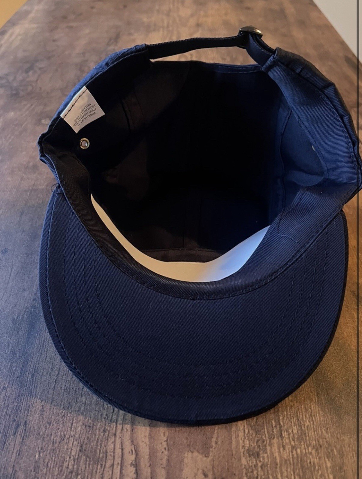 NEW Martell Cognac Cap Adjustable Navy Blue