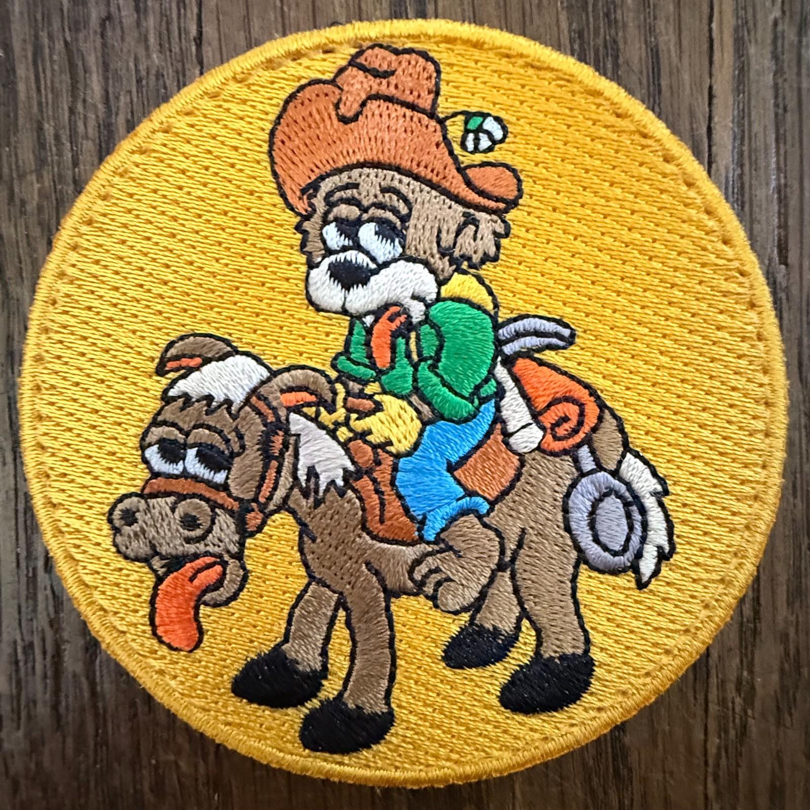 Doodles By Derry "Tired Bear & Donkey" Patch