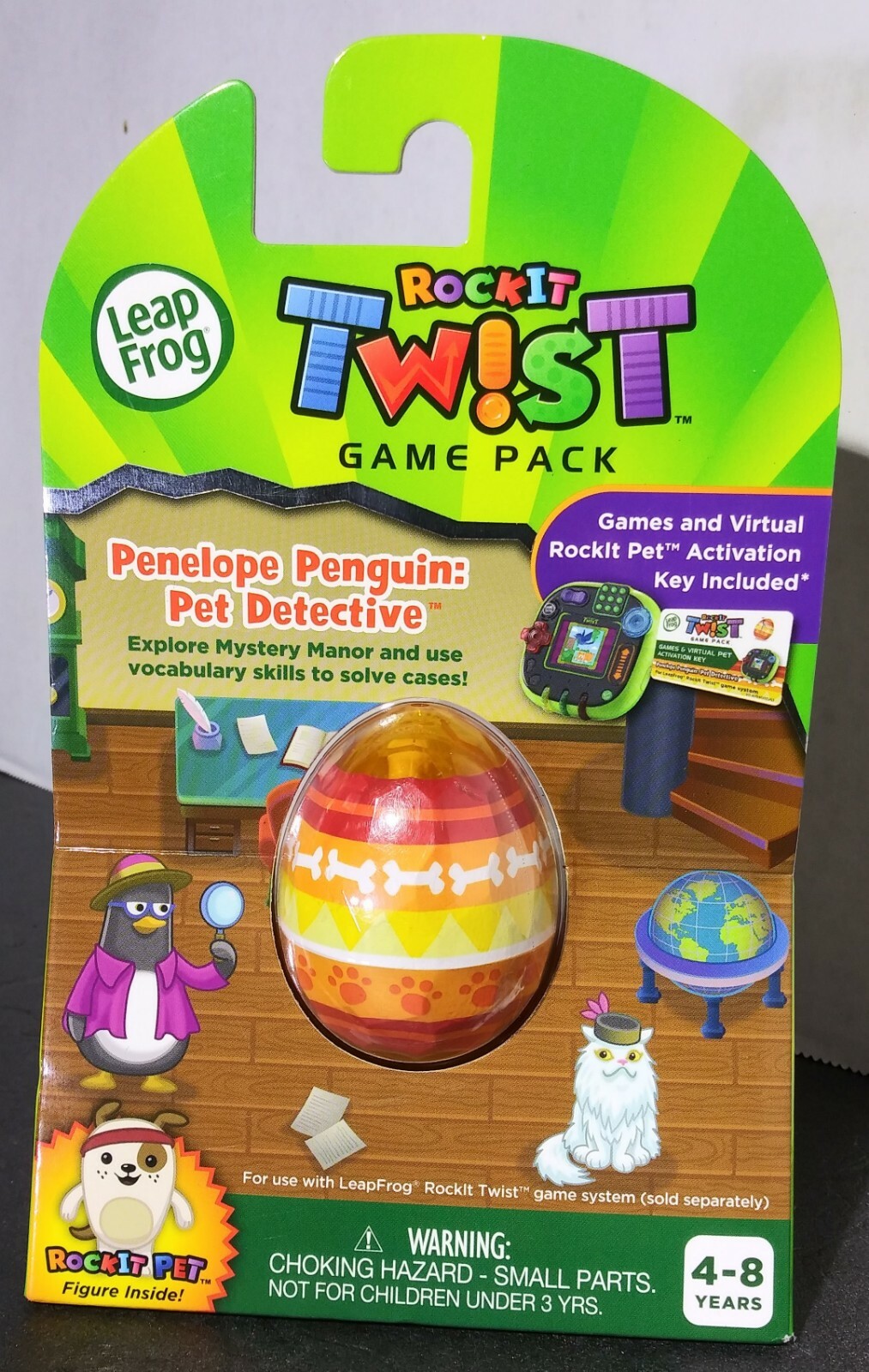 New LeapFrog RockIt Twist Game Pack Penelope Penguin Pet Detective