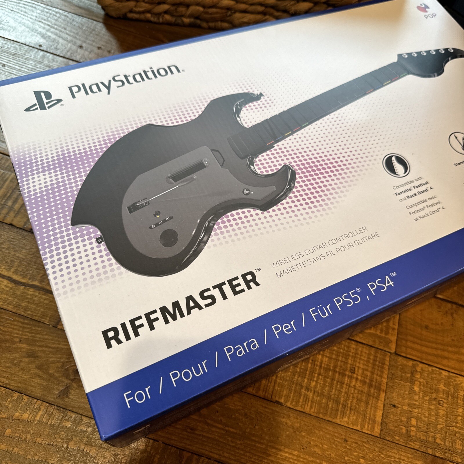PDP  RIFFMASTER Wireless Guitar Controller PS5 / PS4 NEW Sealed - Ready to Ship