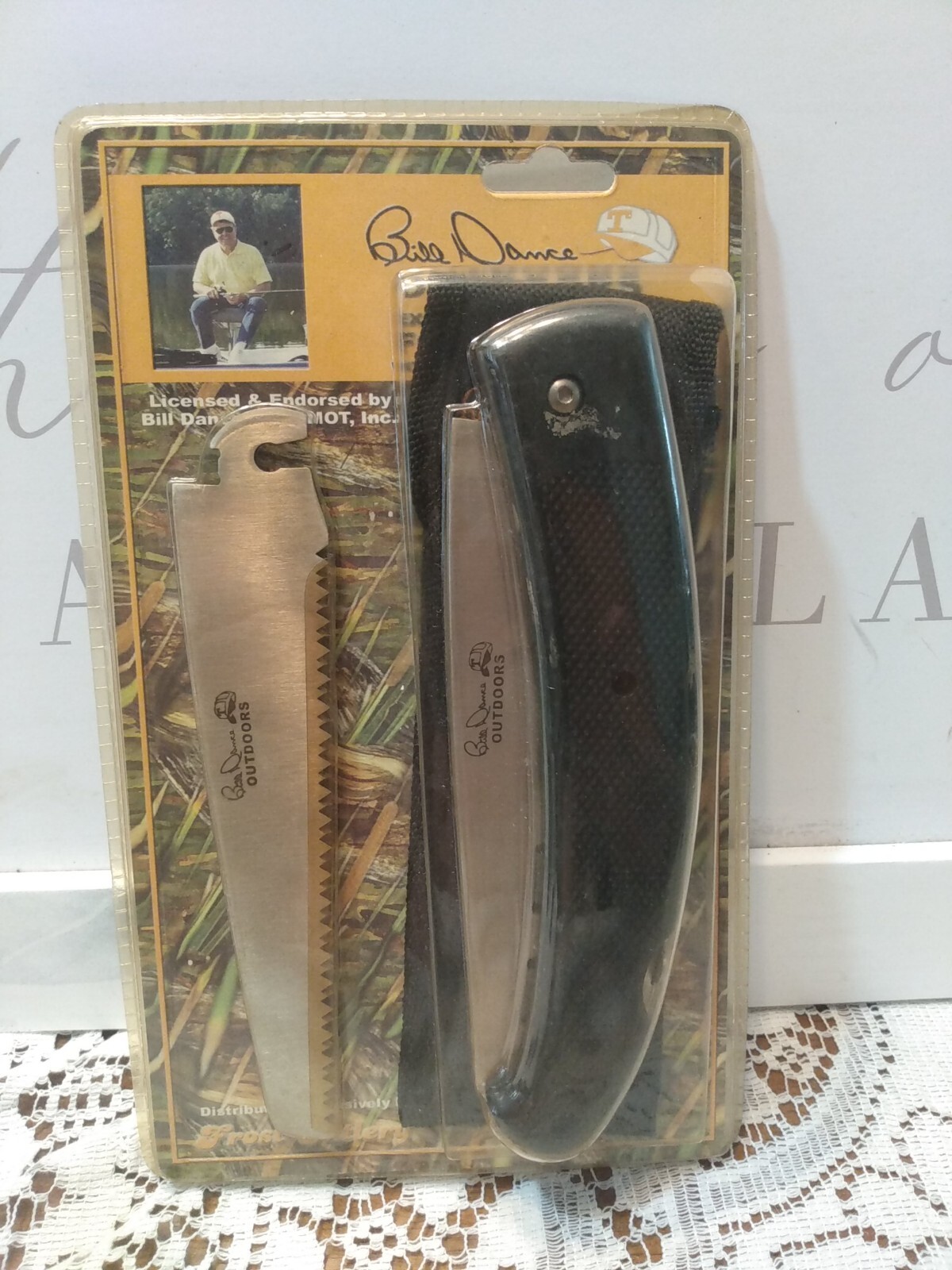 Bill Dance Frost Cutlery SAW  Blade Outdoor Changer Knife Set With Sheath NEW