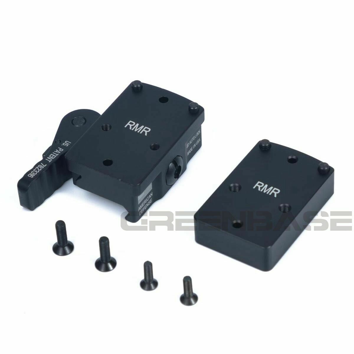 Red Dot Sight Base Mount Fit RMR QD Auto Lock Riser Mount Picatinny Rail Base