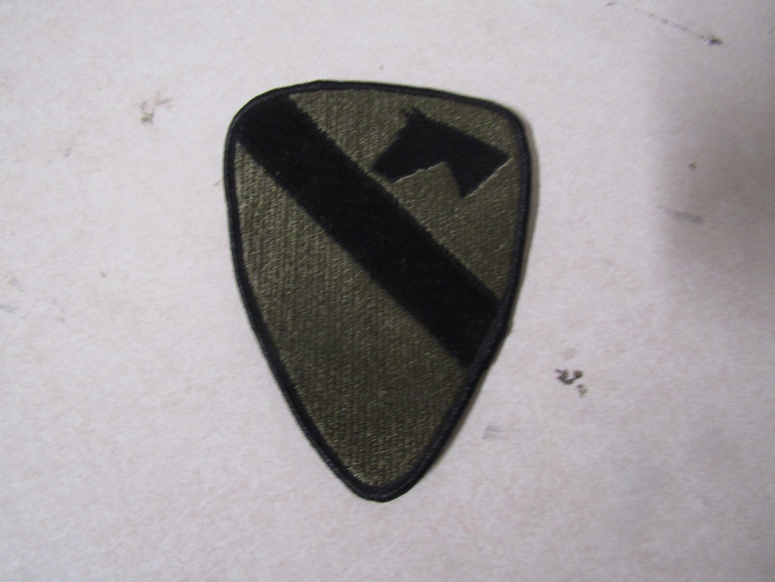 MILITARY PATCH SEW ON SUBDUED OLDER NOS 1ST CAVALRY DIVISION