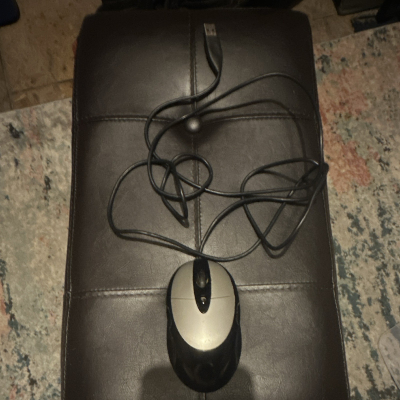 Logitech M310 Optical USB Wired Standard Mouse Scroll Wheel Black Silver