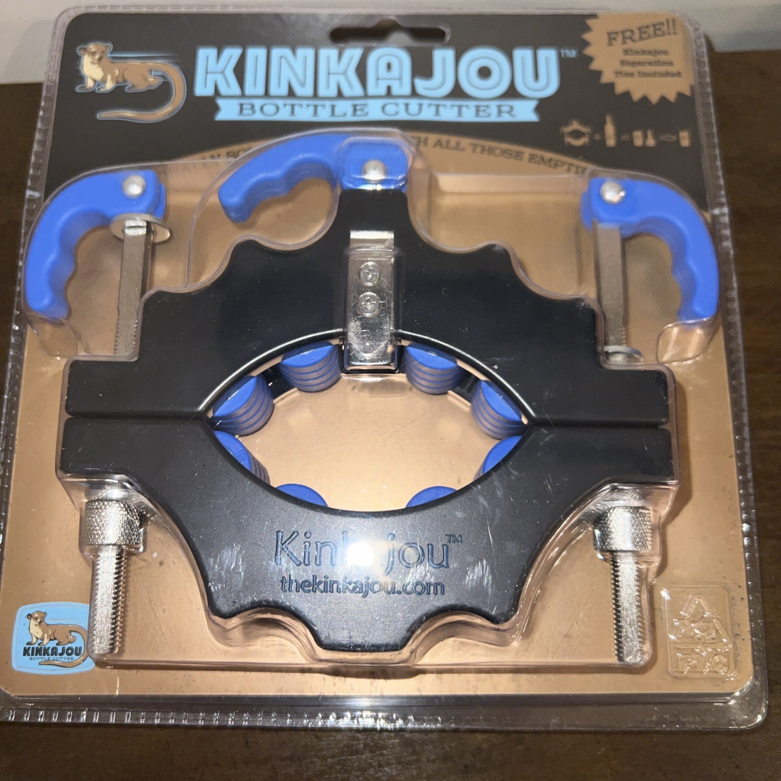 Kinkajou Bottle Cutter Kit/Tool Glass,bottles,steins ,kitchen Etc NEW in Box