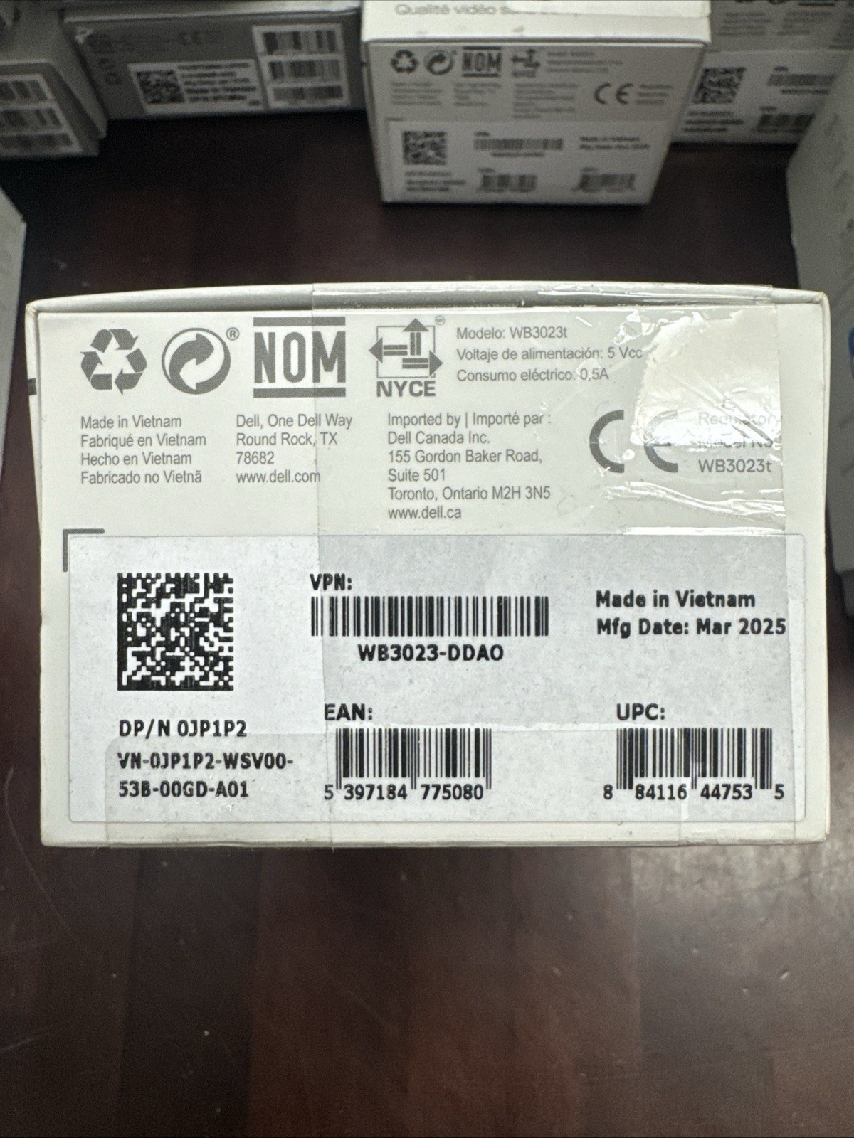 Dell Webcam Camera WB3023 - 2K QHD 1440p